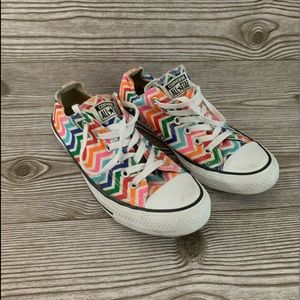 Converse All Stars low multicolored chevron